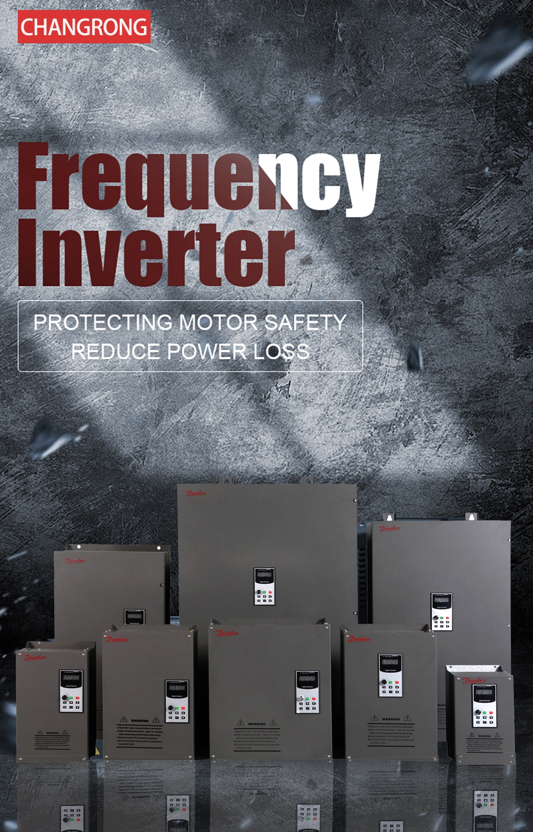 Delixi Single Phase to Three Phase Rotary Converter 220V Electronic Frequency Inverter.