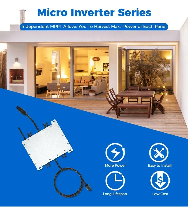 Micro Inverter Solar Panels Power Plug Betteri Cable 800W Micro Inverter