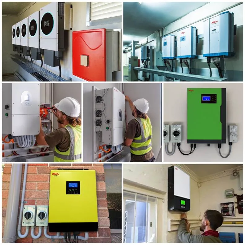 Factory Supply Easy Wall-Mounted Installation DC to AC Power Solar Inverter 6kVA