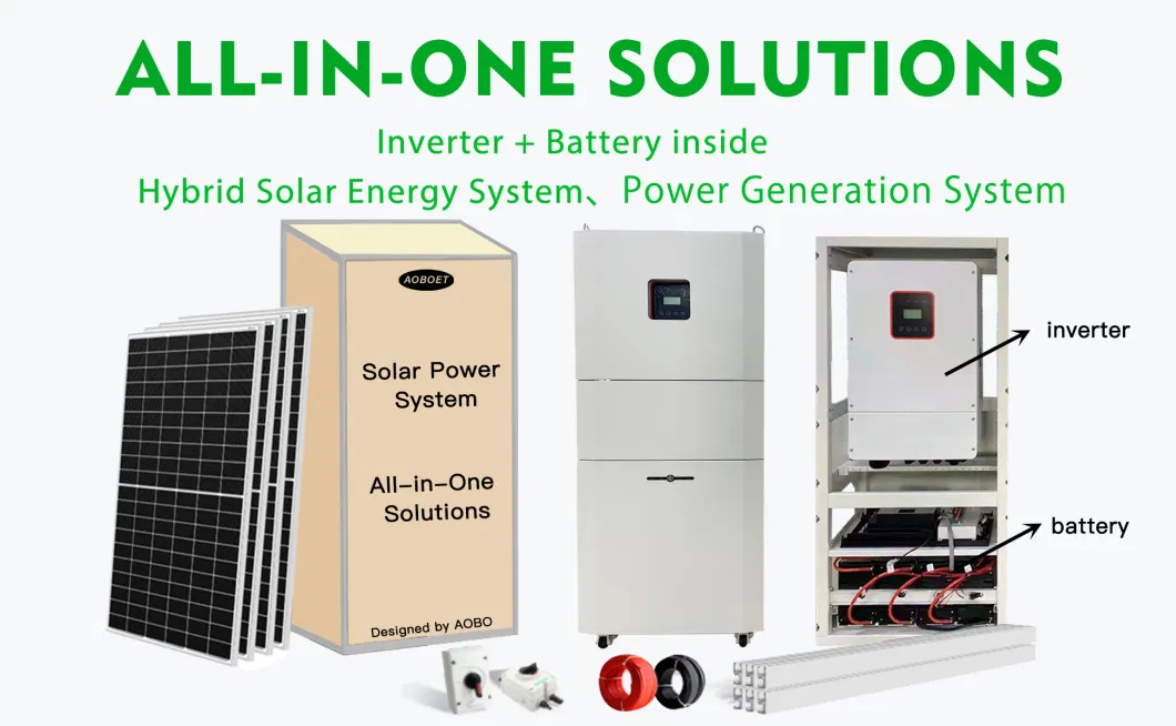 10kwh 20kwh Split Phase Hybrid Solar PV Kits Us Version 10kw 48V 120/240V on Grid Inverter System with 10kwh Storage Battery