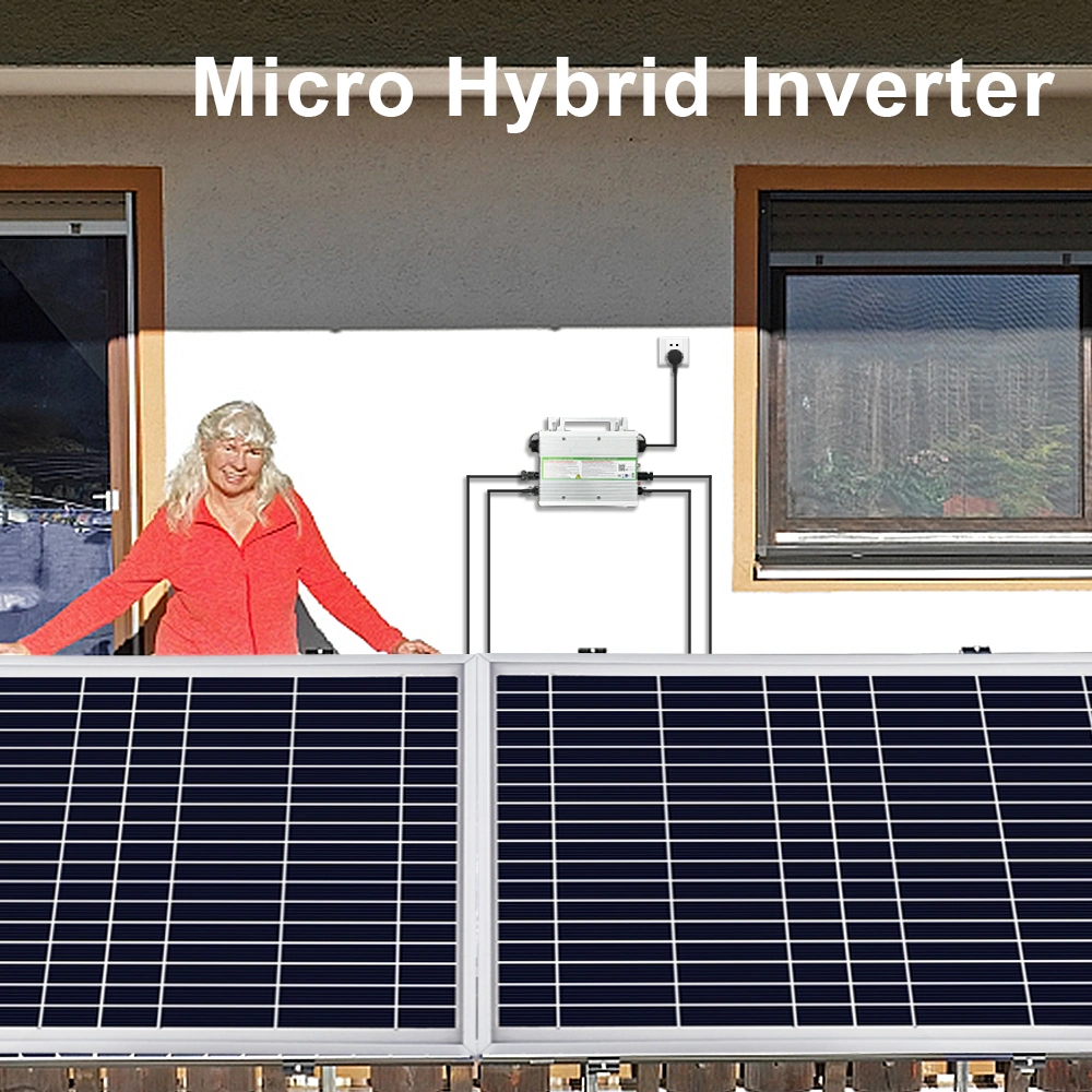 1600W Smart WiFi on Grid Tie Balcony MPPT 220V Single Phase IP66 Micro Inverter