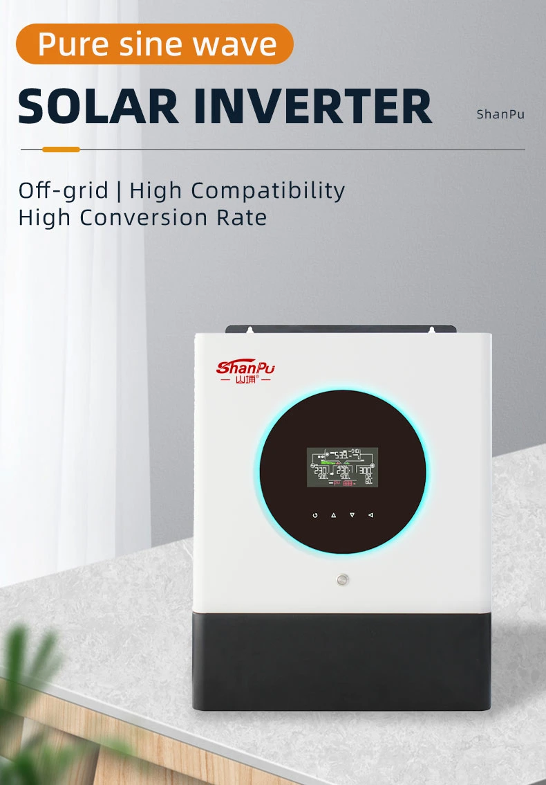 Factory Supply Easy Wall-Mounted Installation DC to AC Power Solar Inverter 6kVA