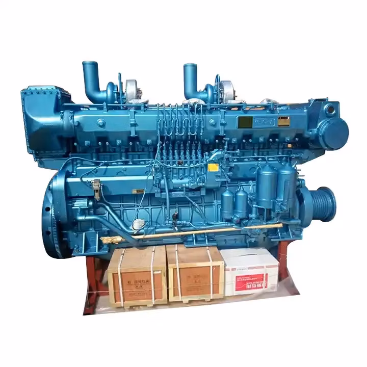 Well-Known Brands Hot-Sale Products High Quality Yuchai Weichai 6170 8170 Fishing Boat Ship Motor Diesel Marine Engine with Gearbox High-Power