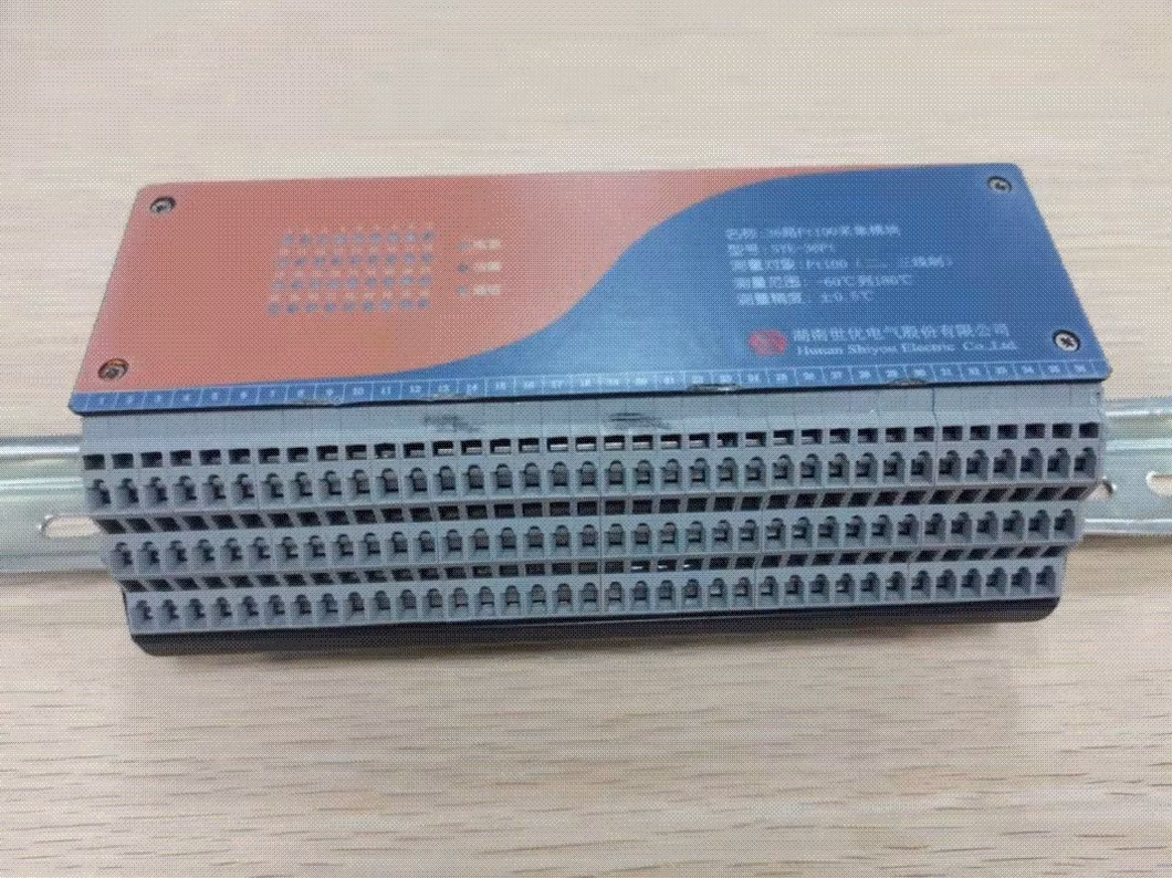 DC9-36V 36 Channel PT100 Temperature Acquisition Module with Industrial Communication Function