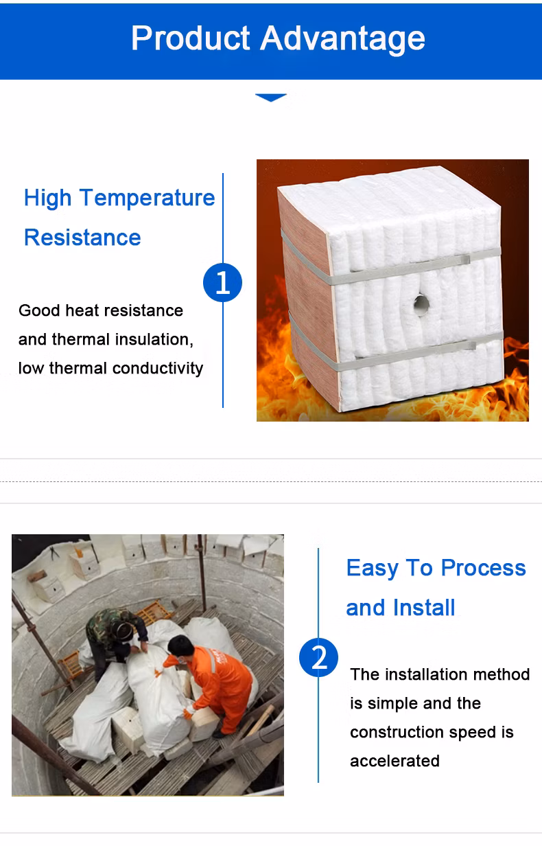 Insulation High Temperature Qualtiy Heat Resistant Refractory Ceramic Fiber Module