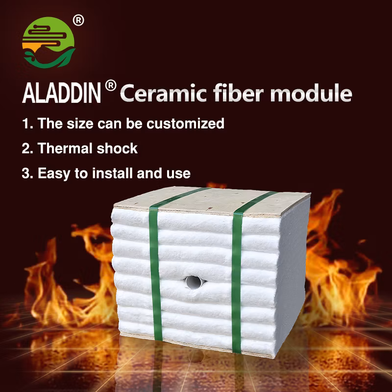 High Temperature Thermal Shock Resistance 1260c Standard Ceramic Fiber Module