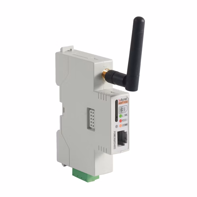 Acrel Awt100 WiFi Gateway with RS485 & WiFi Communication Wireless Communication Terminal Upload Data to Computer
