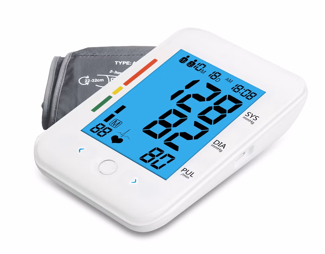Clinically Accuracy Upper Arm Type Electric Digital Blood Pressure Monitor