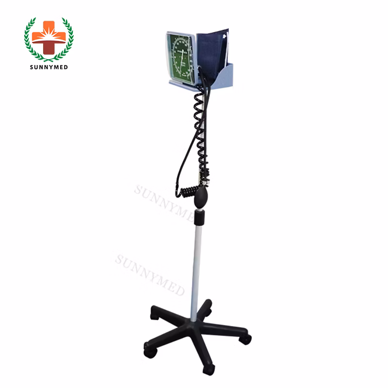 Sy-G015 Medical mobile Stand Aneroid Manual Sphygmomanometer for Blood Pressure