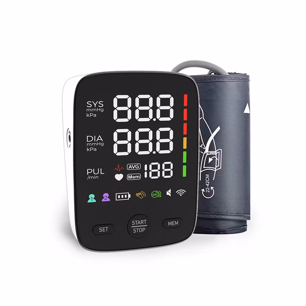 Wholesale LED Digital Sphygmomanometer Blood Pressure Machine Electric Bp Monitor