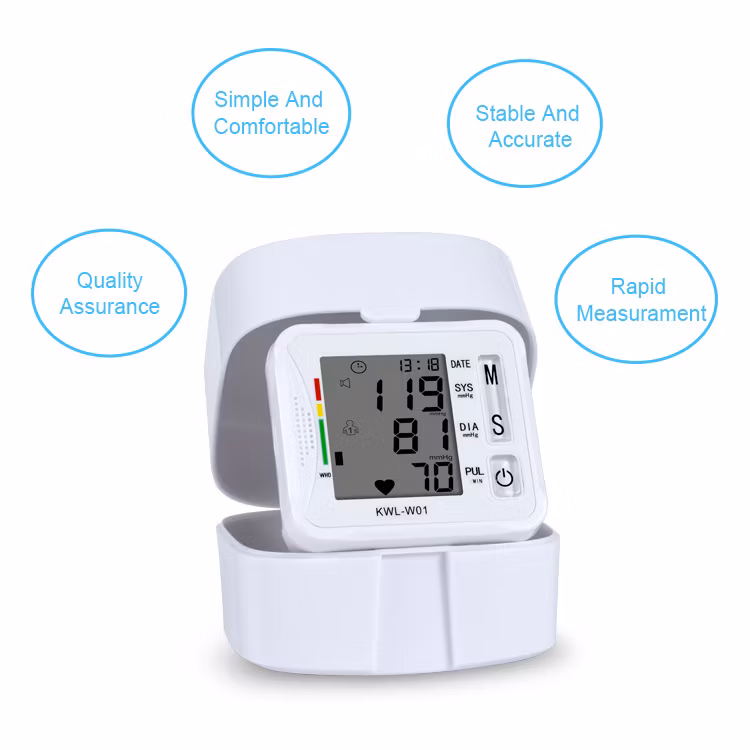 Digital Electron Display Wrist Blood Pressure Monitor and R Blood-Pressure Meter