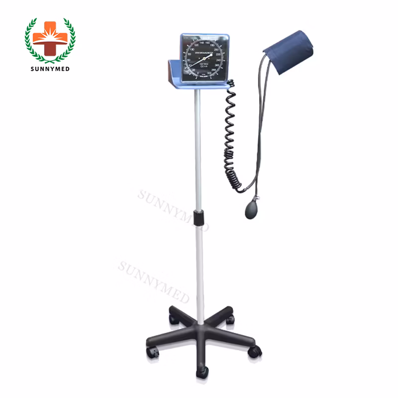 Sy-G015 Medical mobile Stand Aneroid Manual Sphygmomanometer for Blood Pressure