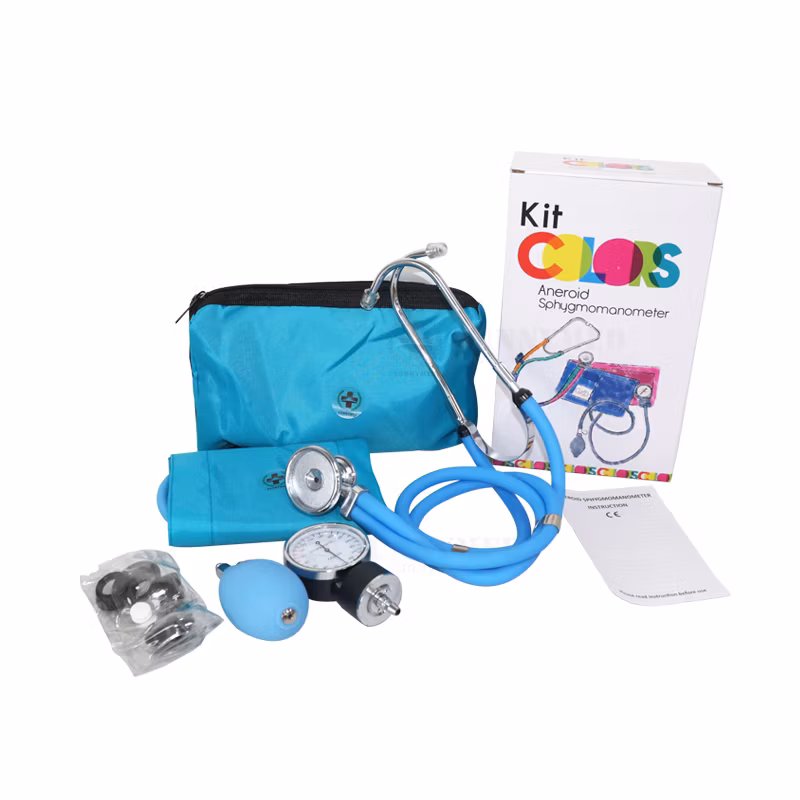 Sy-G018 Cheap Manual Sphygmomanometer Manual Aneroid Sphygmomanomete with Dual Head Stethoscope