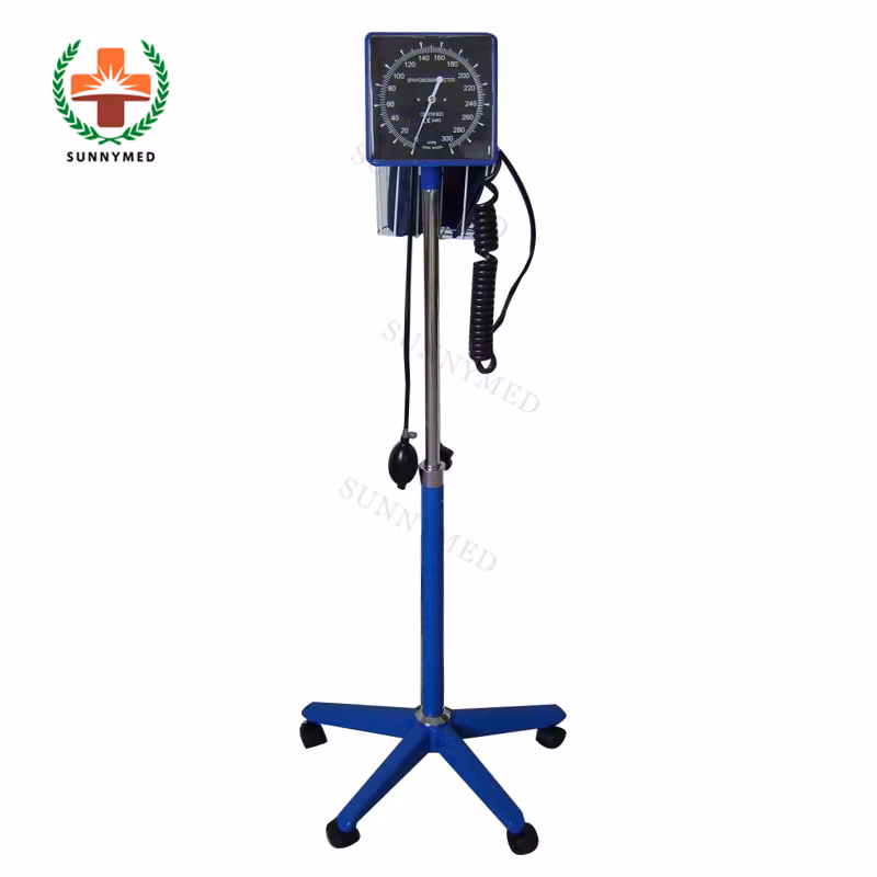 Sy-G015 Medical mobile Stand Aneroid Manual Sphygmomanometer for Blood Pressure