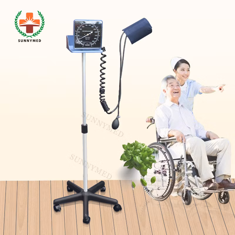 Sy-G015 Medical mobile Stand Aneroid Manual Sphygmomanometer for Blood Pressure