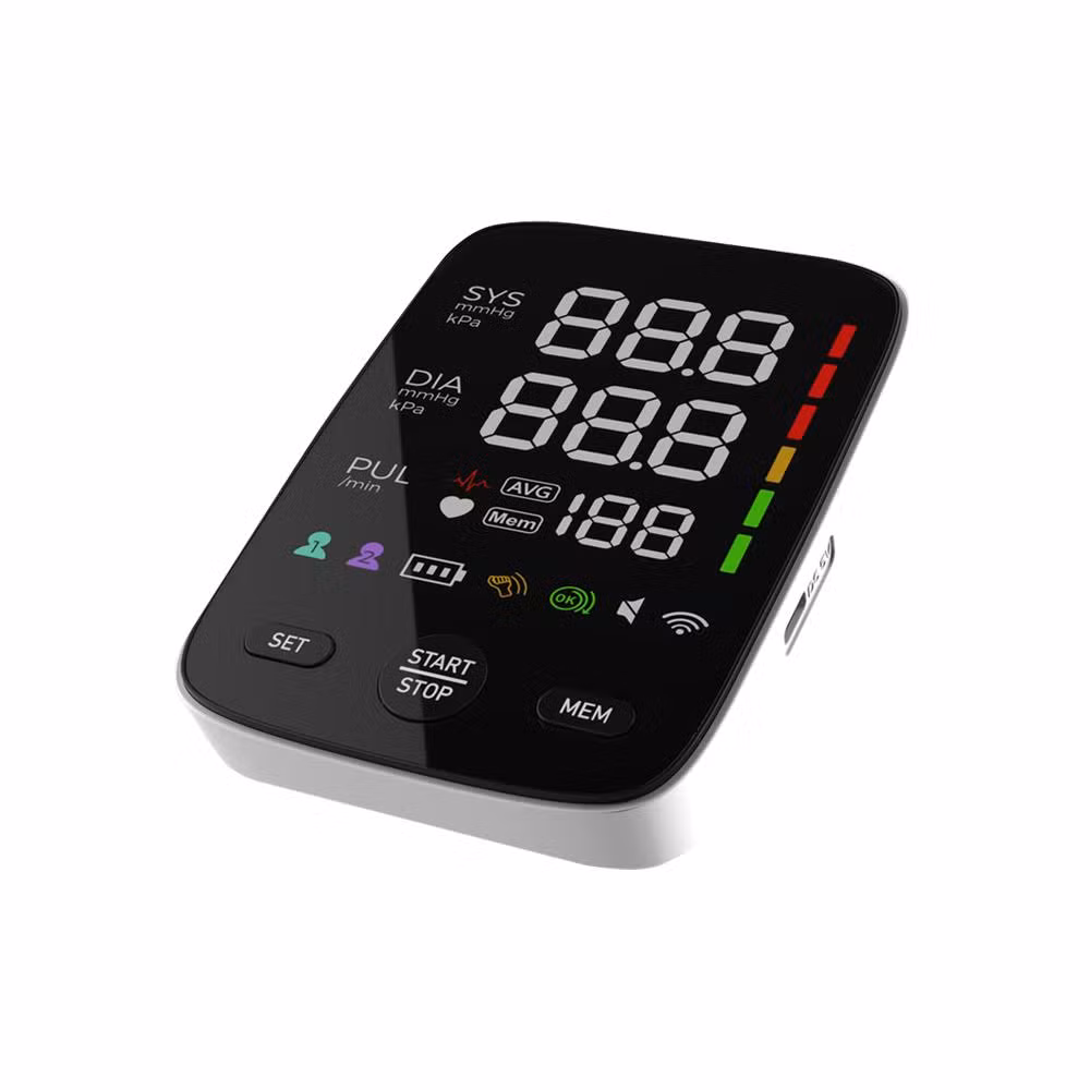 Wholesale LED Digital Sphygmomanometer Blood Pressure Machine Electric Bp Monitor