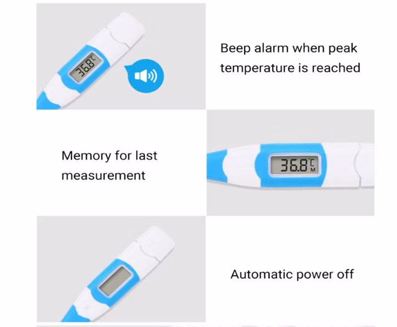 Electronic Thermometer Without Mercury, Precise Temperature for Household Medical Use