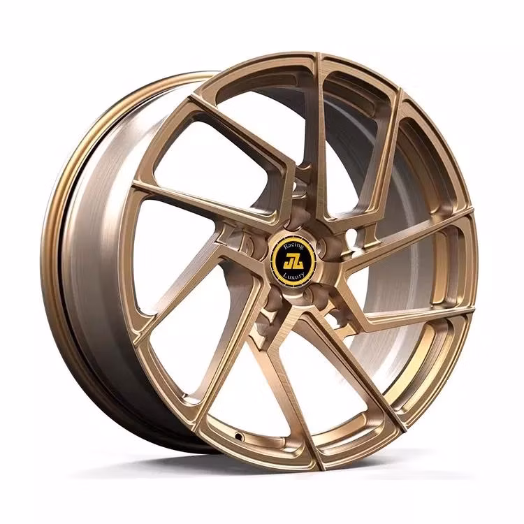 Golden Brushed Finish Car Wheels Alloy Wheel Rims