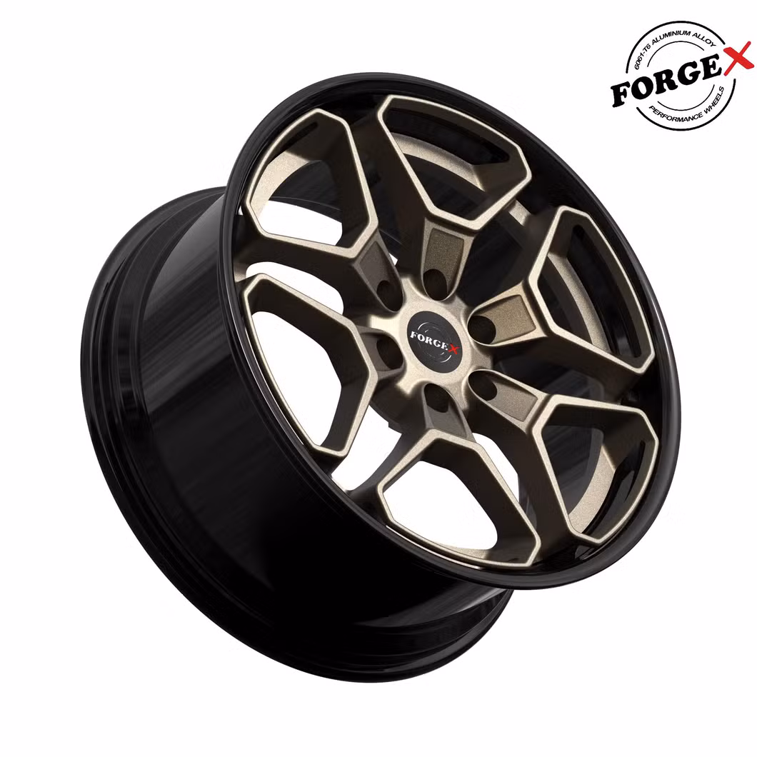 Customizable 20 Inch 19 21 22 Red/Silver Customized Color 5X114.3 OEM/ODM for BMW Audi Benz Ferrari Aluminum Forged 2 Piece Wheel