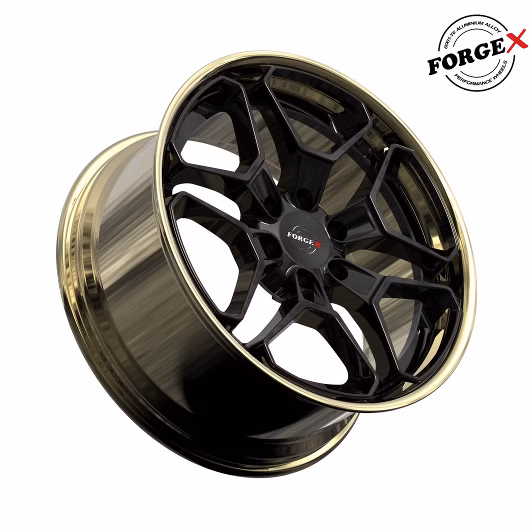 Customizable 20 Inch 19 21 22 Red/Silver Customized Color 5X114.3 OEM/ODM for BMW Audi Benz Ferrari Aluminum Forged 2 Piece Wheel