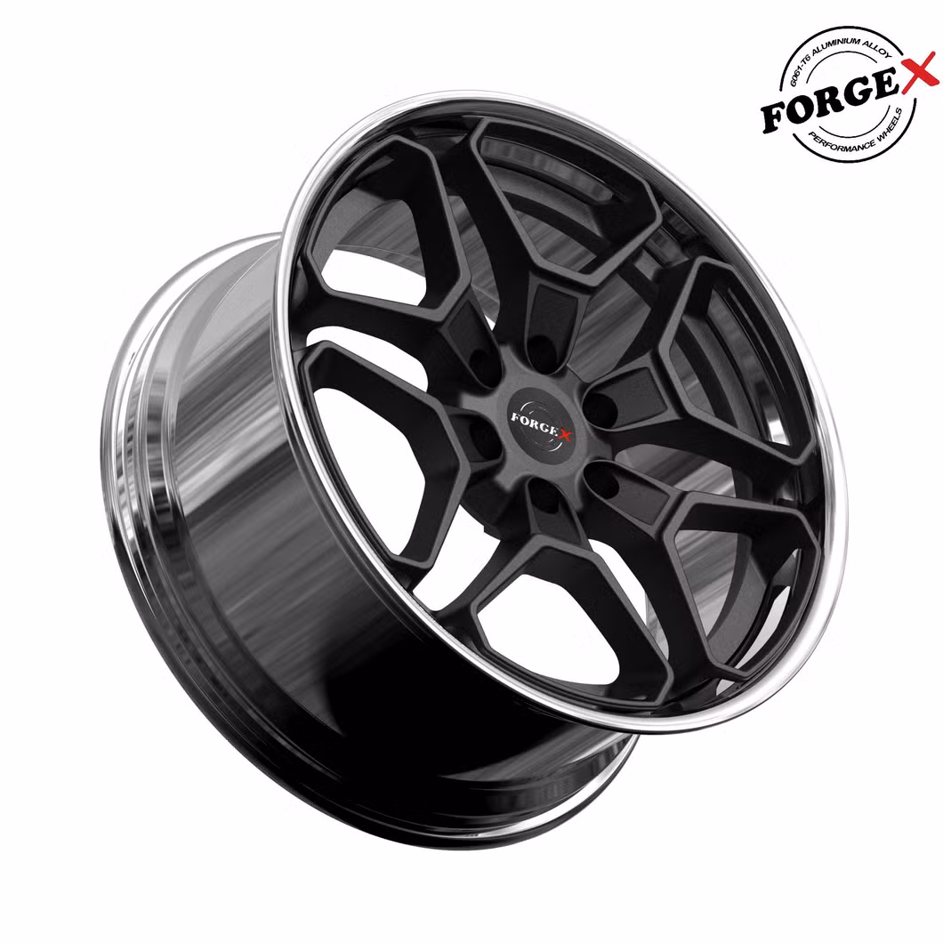 Customizable 20 Inch 19 21 22 Red/Silver Customized Color 5X114.3 OEM/ODM for BMW Audi Benz Ferrari Aluminum Forged 2 Piece Wheel