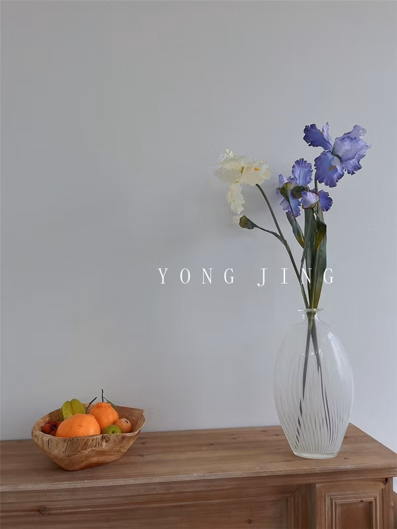Ja230056 Decorative Fleur-De-Lis High Quality Artificial Flowers Iris Silk Flower Vintage Color for Wedding Home Garden Decoration Gift