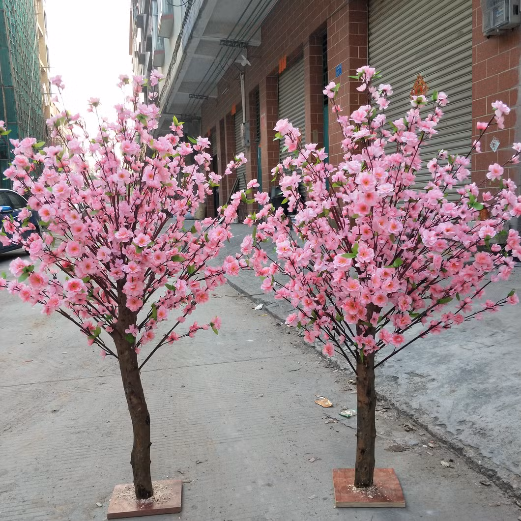Hot Selling Artificial Peach Blossom Tree with Peach Flower Tree Plant