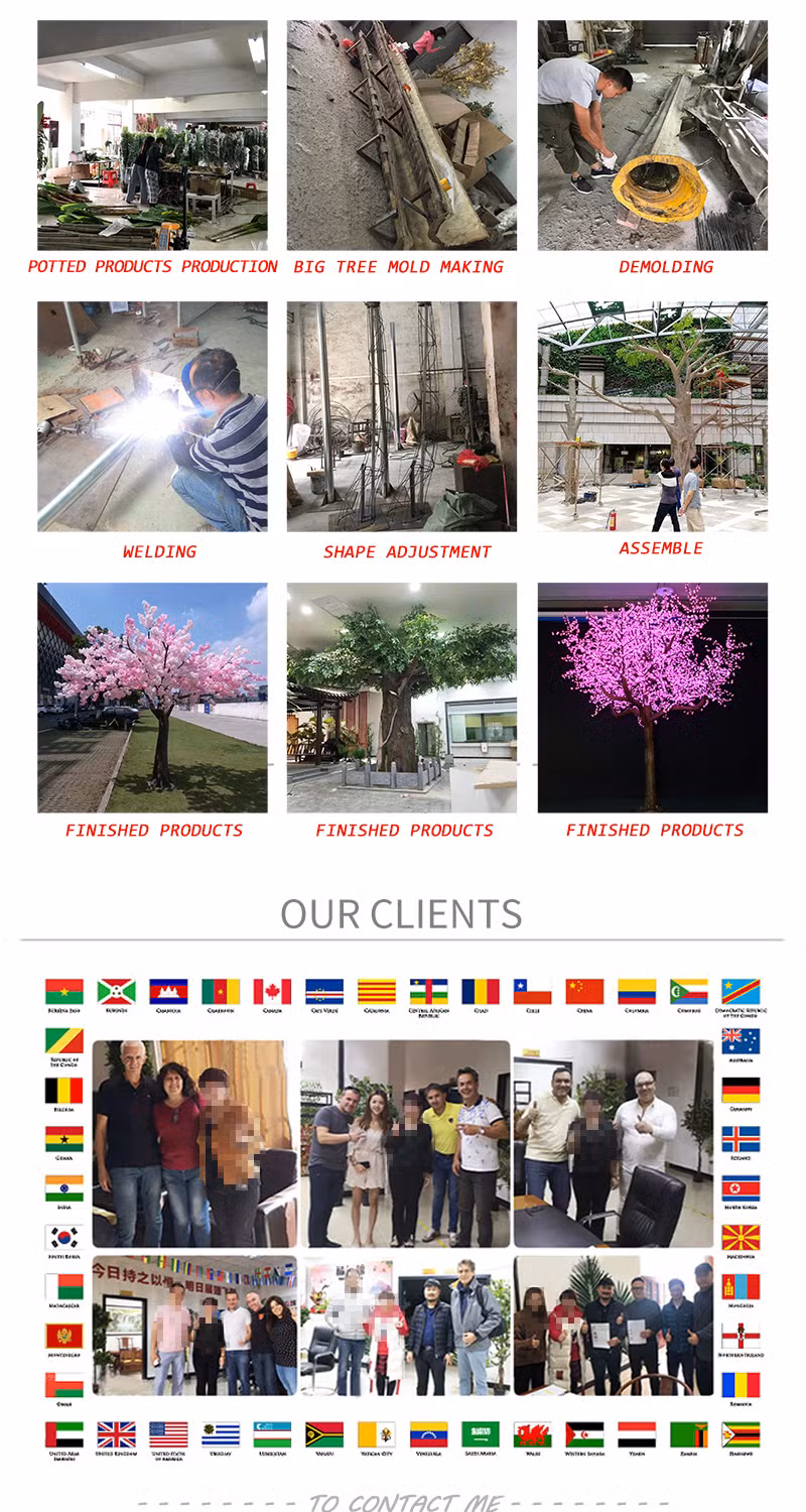 Hot Selling Artificial Peach Blossom Tree with Peach Flower Tree Plant