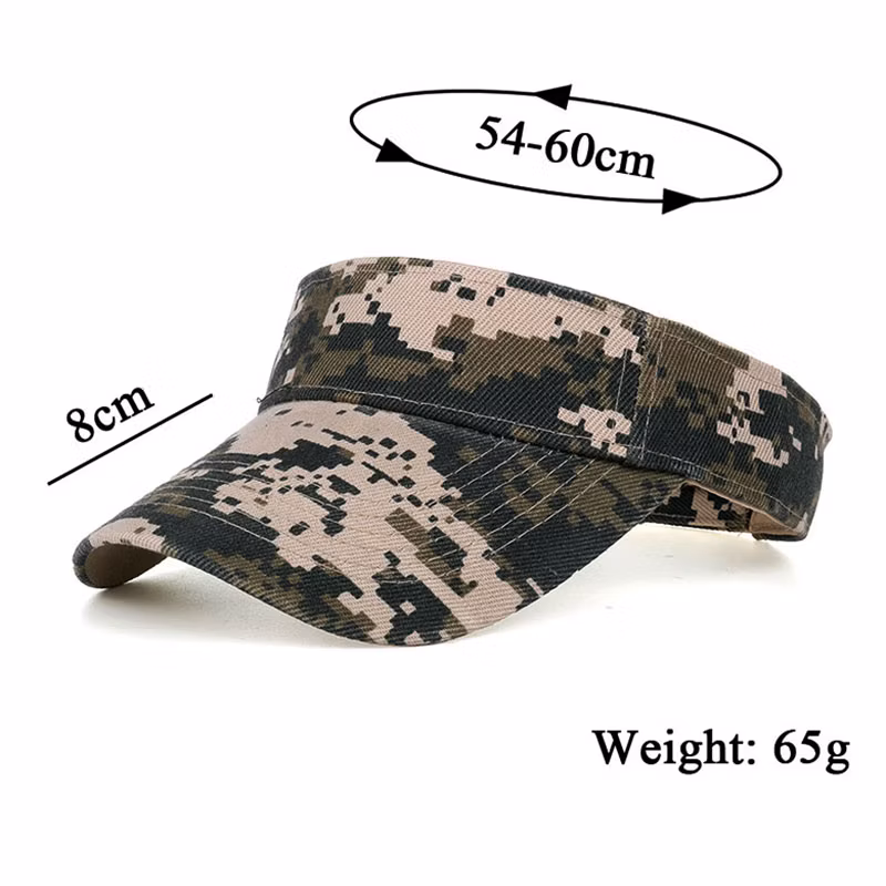 Wholesale Unisex Colorful Custom Hat Embroidered Logo Cotton Spring Summer Running Sports Golf Sun Visor Cap