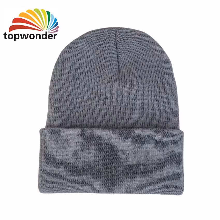 Customize and Wholesale All Sorts of Solid Color Beanie Hat Winter Hat Winter Cap Warm Cap Knitted Hat in Many Colors and Designs