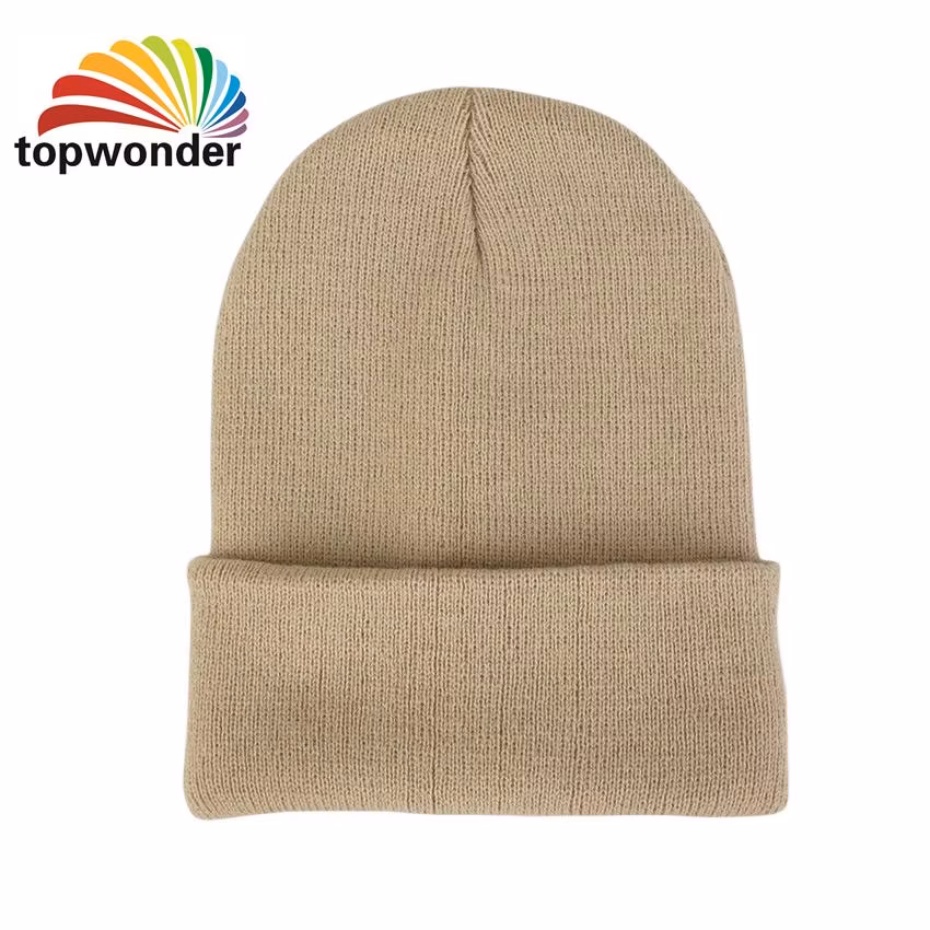 Customize and Wholesale All Sorts of Solid Color Beanie Hat Winter Hat Winter Cap Warm Cap Knitted Hat in Many Colors and Designs