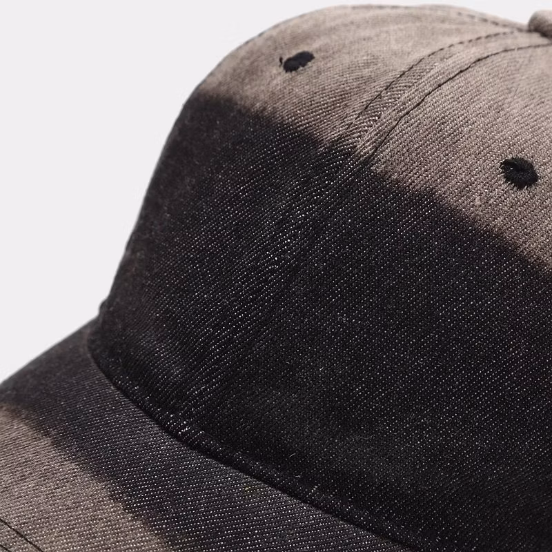 New Trend Faded High Quality Personalized 6 Panel Custom Blank Plain Vintage Acid Wash Tie Dye Dad Hat
