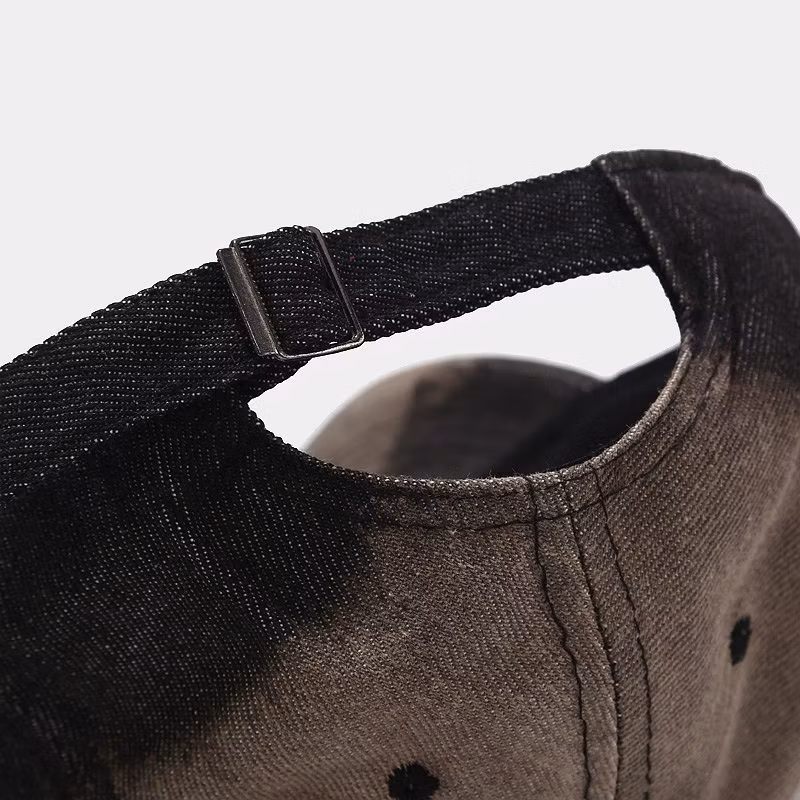 New Trend Faded High Quality Personalized 6 Panel Custom Blank Plain Vintage Acid Wash Tie Dye Dad Hat