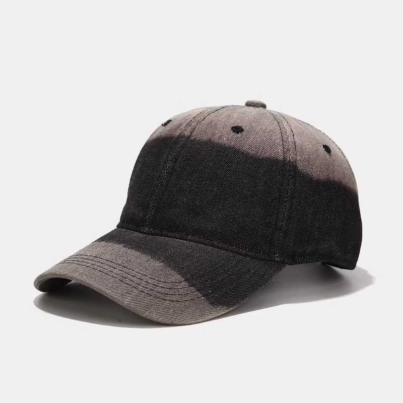 New Trend Faded High Quality Personalized 6 Panel Custom Blank Plain Vintage Acid Wash Tie Dye Dad Hat