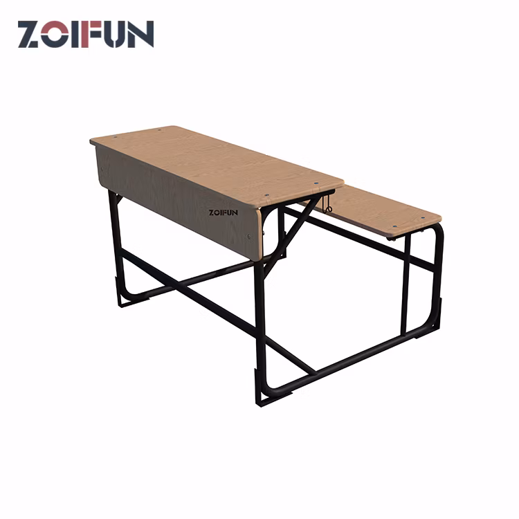 Metal Classroom Study Middle School Student Single Double Desk Chair; Student Desks and Chairs School Furniture