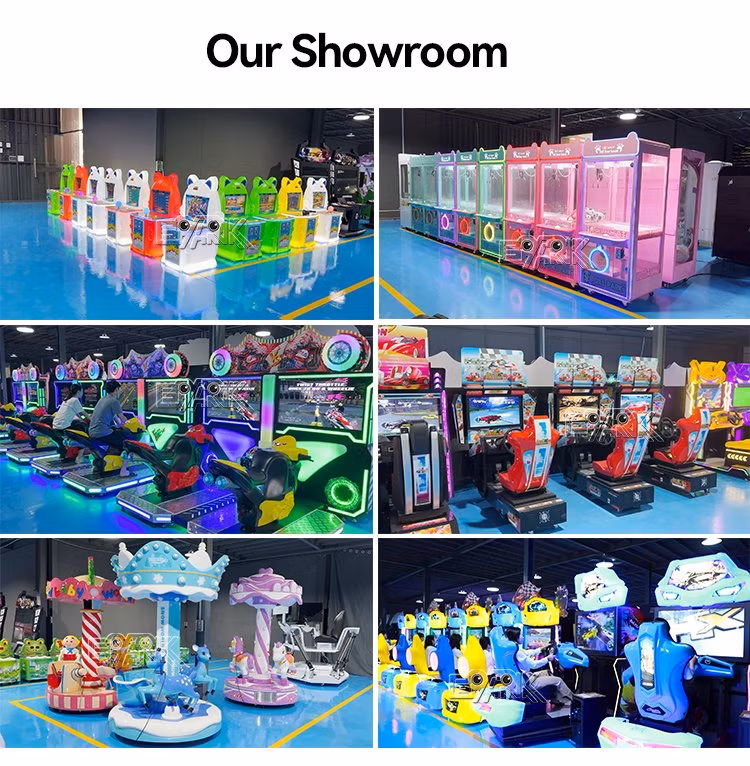 Crazy Arcade Racing Game Machine Four Wheel Drive 42 Inch HD Screen Dynamic Motion Seat