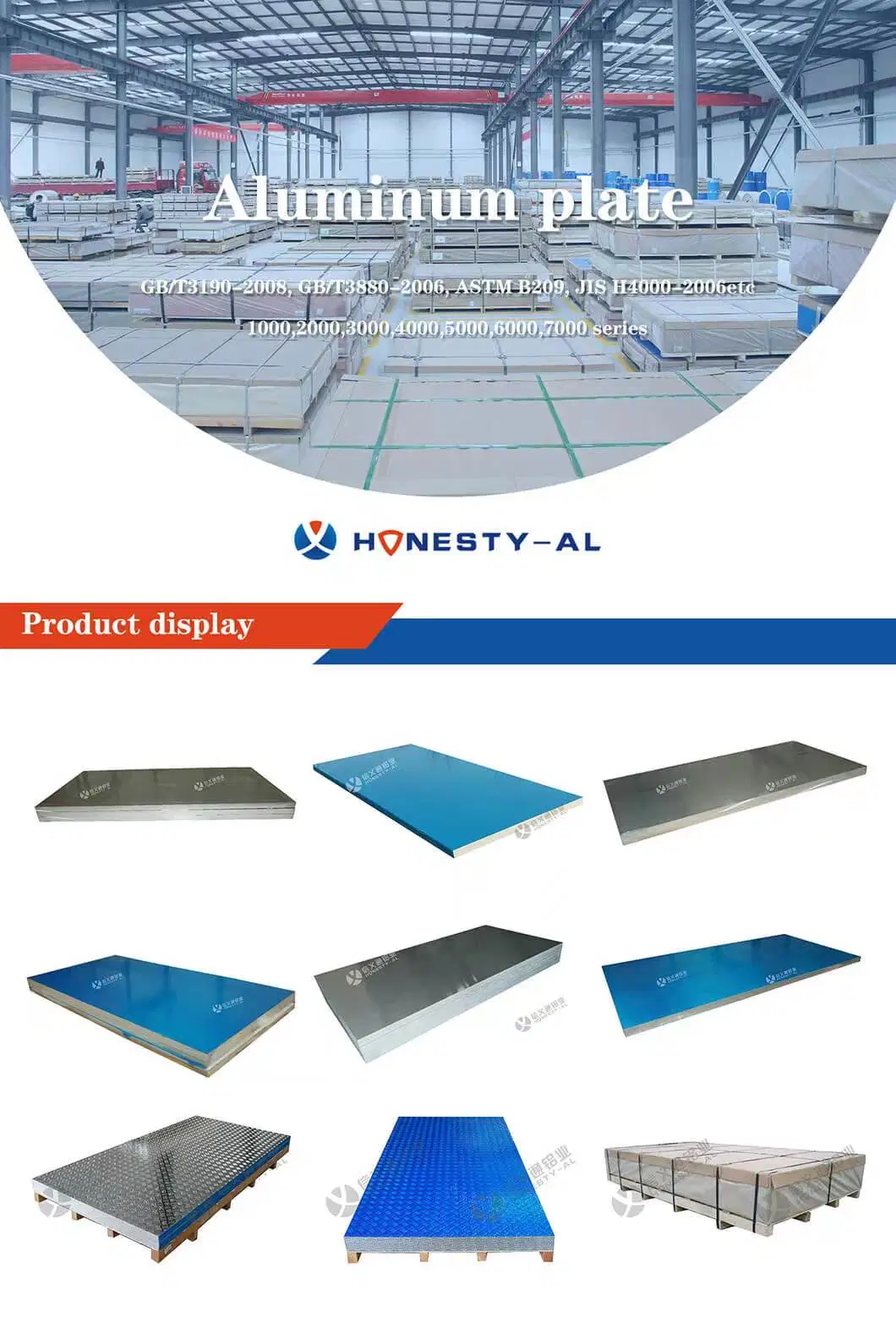 Aluminio Revestido De Color 3003 3004 PE PVDF Color Coated Aluminum Plate for Curtain Wall, Building Material, Furniture Surface Decoration