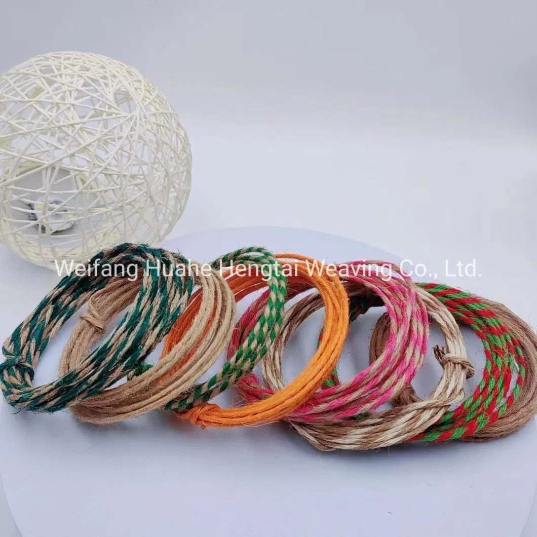 Wholesale of Colored Hemp Art Iron Wire Ring Factory Produced and Customizable