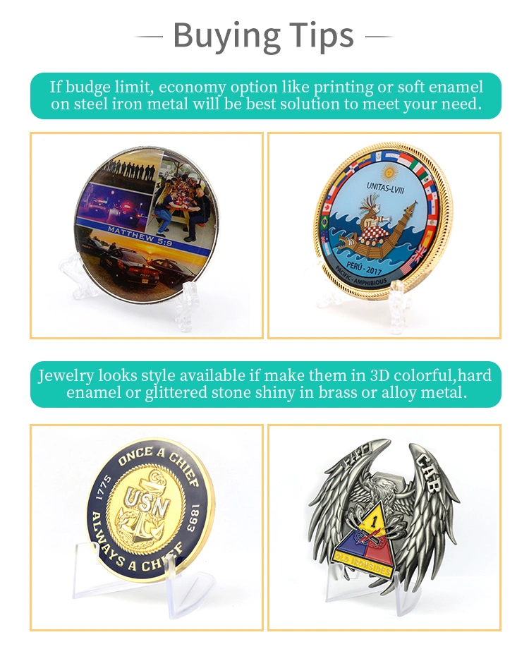 Wholesale Cheap Metal Coin 3D Enamel Zinc Alloy Trolley Donald Trump George Washington Christmas Santa Commemorative Us Navy Army Military Custom Challenge Coin