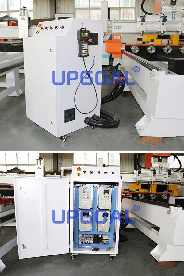 Wood Gun Stock 4 Axis CNC Engraving Machine with 4 Heads 1500*2500mm