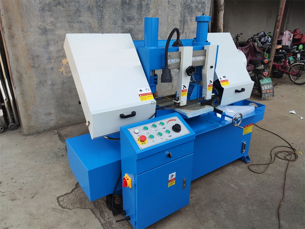 Metal Cutting Horizontal Sawing Machine Gh4230 Hydraulic Double Column Band Saw Machine