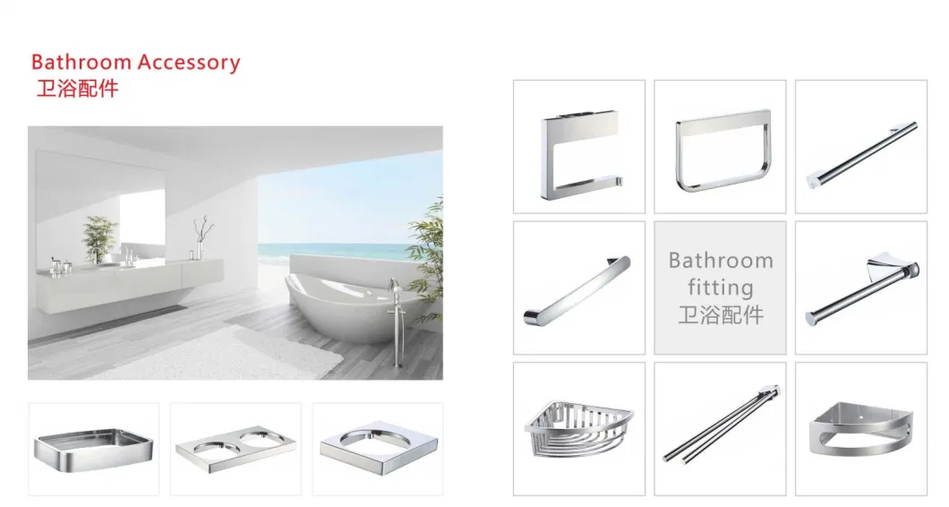 Quality Assurance Stainless Steel Bathroom Accessories Custom Hardware Products Zamak Bathroom Sets