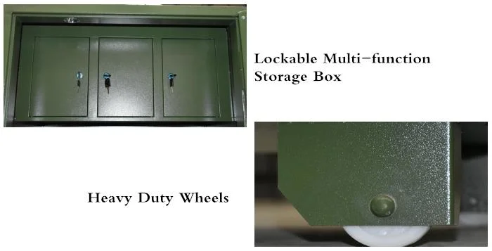 Green Color Single Door Weapon Storage Cabinet Refile Electronic Gun Safe