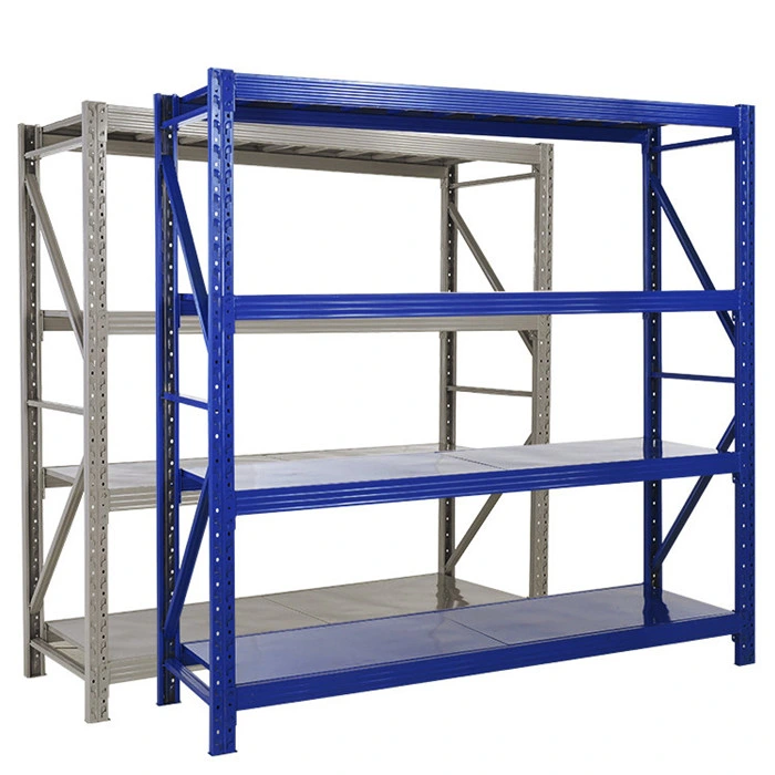 Luoyang Factory Steel Heavy Goods Rack Metal 4 Layer Shelf