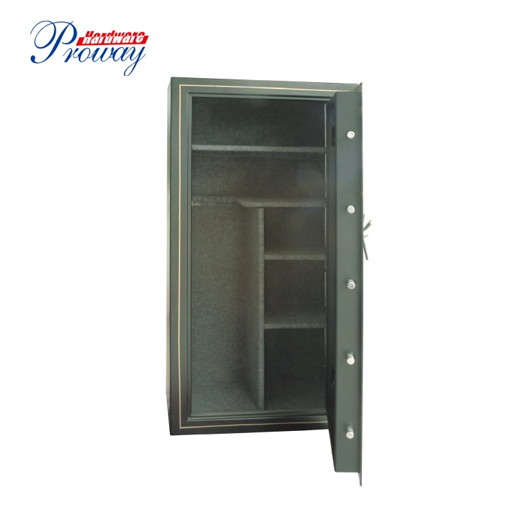 18 Rifles Fireproof Gun Safe with 3 Spoke Handle Gun Cabinet Refile