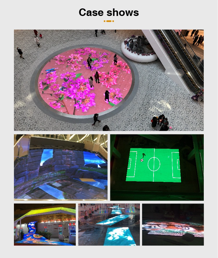 Cabinet Front Service Interactive Dance Floor LED P6.25 Floor LED Display Screen