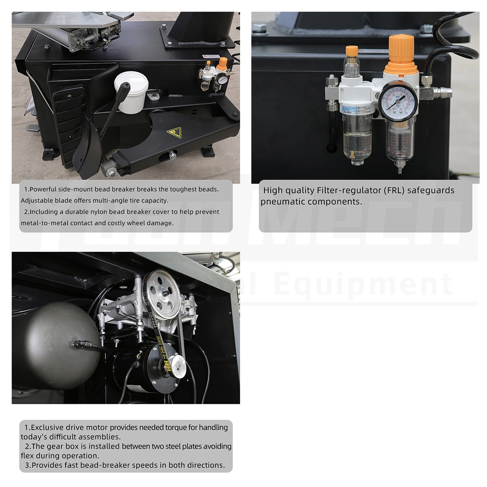 Black Automatically Tire Changer Machine for Car