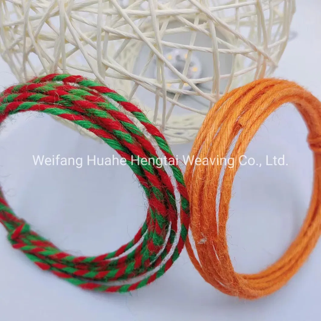 Wholesale of Colored Hemp Art Iron Wire Ring Factory Produced and Customizable