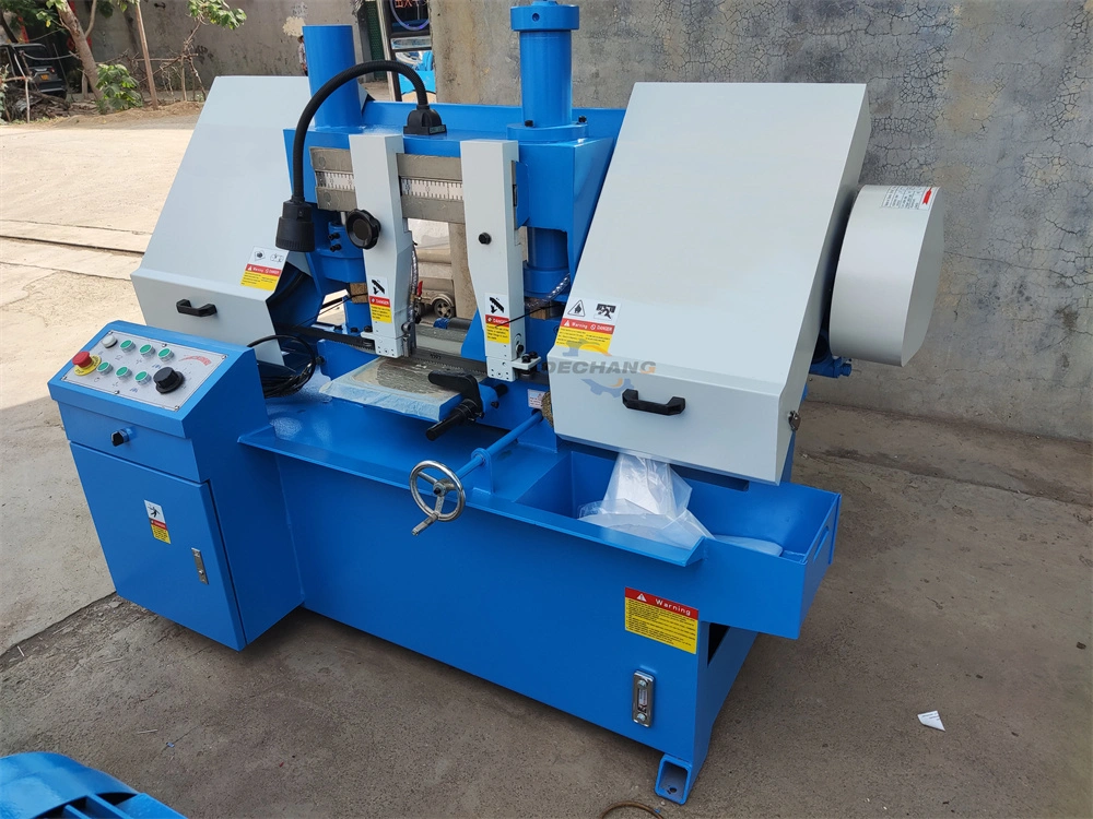 Metal Cutting Horizontal Sawing Machine Gh4230 Hydraulic Double Column Band Saw Machine