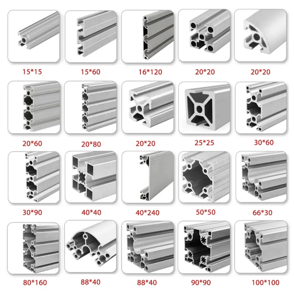 Wood Grain Customized T Slot Aluminum Extrusion Profile